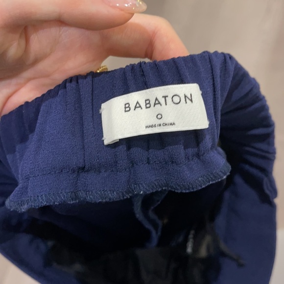 Aritzia Babaton CONAN PANT TERADO in Navy Blue - Picture 3 of 7